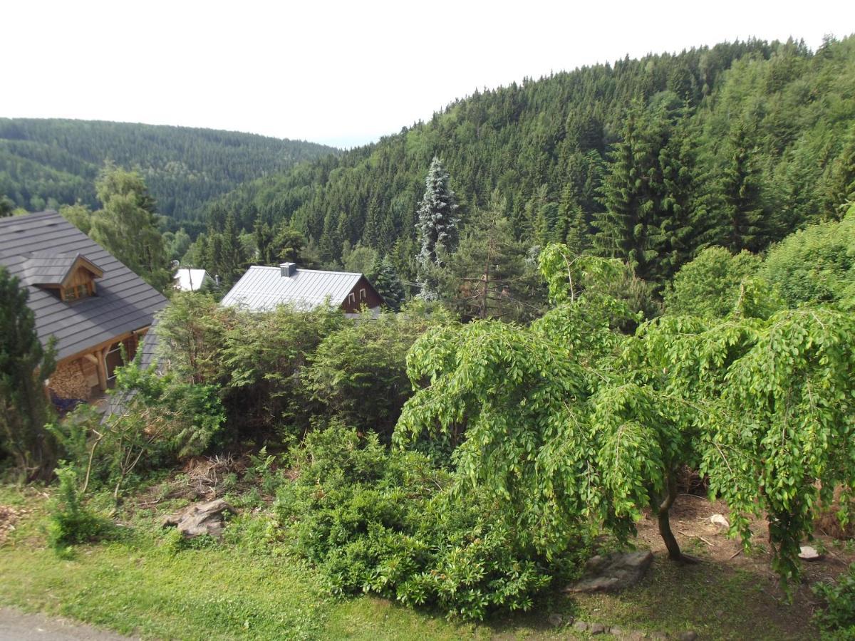 Chata S Vyhledem Jáchymov Esterno foto